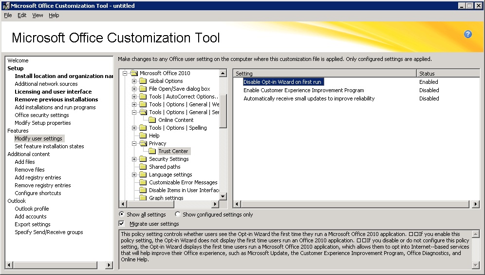Using the Office 2010 Customization Tool – ballblog